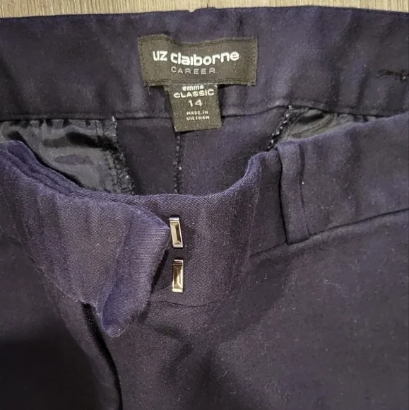 Liz Claiborne Blue dress slacks - Picture 3 of 5